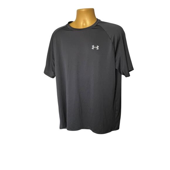 Under Armour Tech Tee XL Black Men’s Moisture Wicking Athletic Shirt - Picture 1 of 4